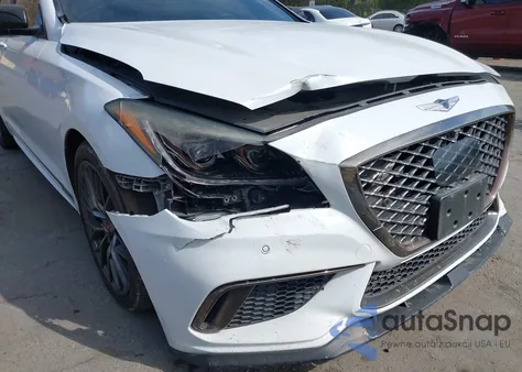 2019 Genesis G80 3.3T Sport from USA, damaged, VIN KMTFN4JB4KU306344